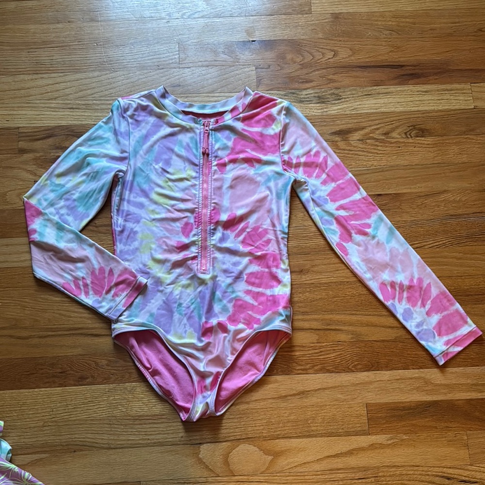 Colorful Tie-Dye Long Sleeve Bodysuit